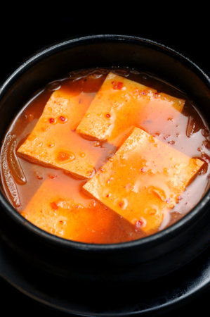 Korean Kimji soupの写真素材
