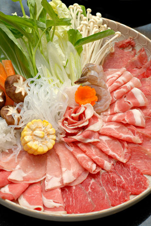 japanese hot potの写真素材