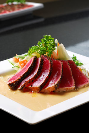 tuna sushiの写真素材