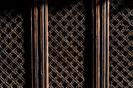 Vintage Wooden door textureの写真素材
