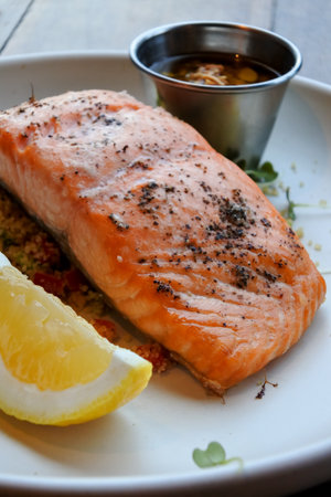 salmon steak healthy recipe