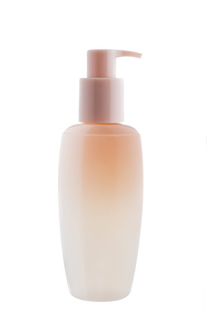cosmetic beauty pump bottle packagingの写真素材