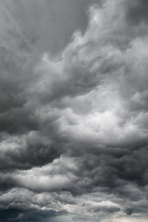 storm cloudsの写真素材