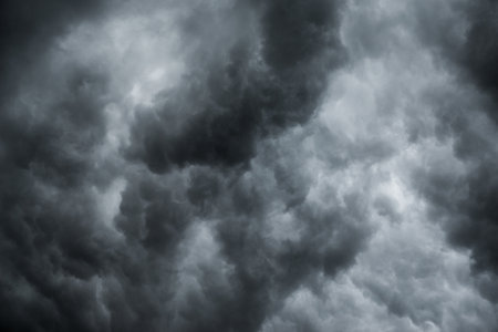 storm cloudsの写真素材