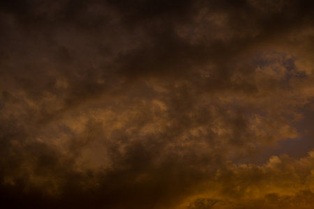 beautiful sunset cloudy skyの写真素材