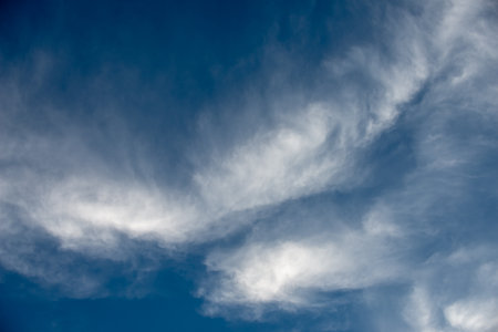 beautiful clouds with blue sky backgroundsの写真素材