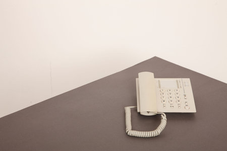 The table on the phoneの写真素材