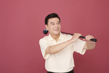 The sport of golfの写真素材