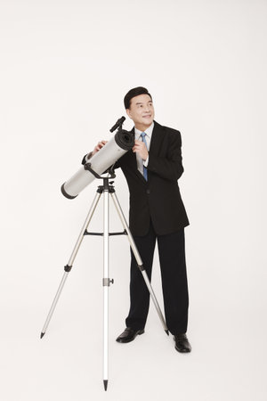 Looking aheadの写真素材