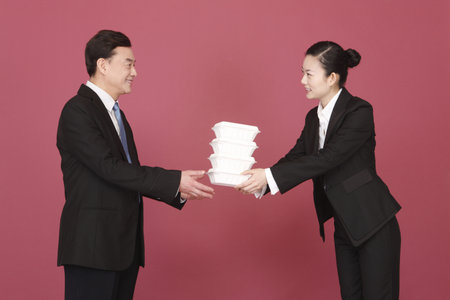 Lunch timeの写真素材