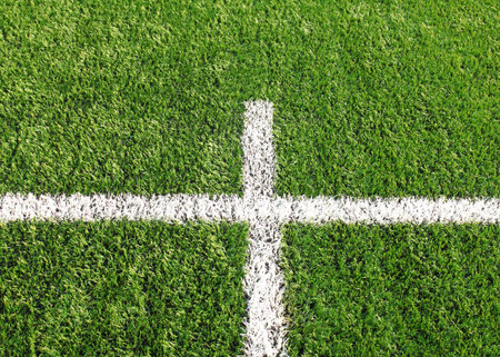 soccer field grass の写真素材