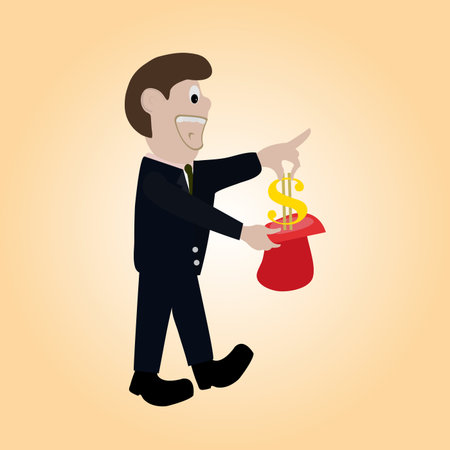 Business magicのイラスト素材