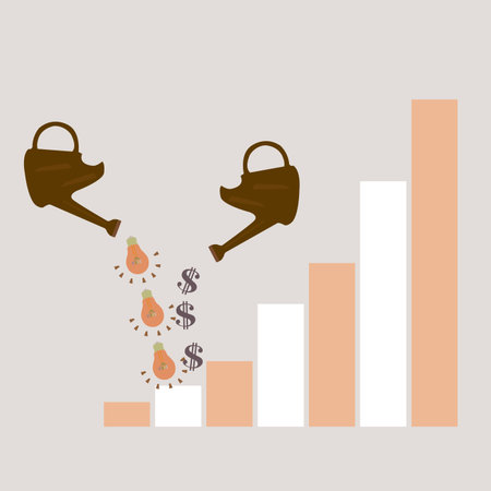 Money ideas make business conceptのイラスト素材