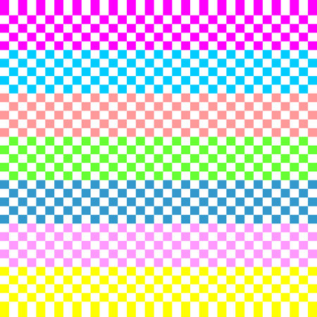 Colorful checkered background. Seamless pattern. Vector.のイラスト素材