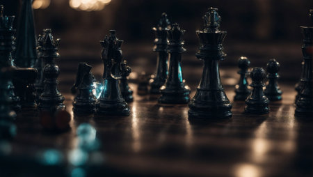 Chess board game concept of business ideas and competition and strategy ideas concepの素材