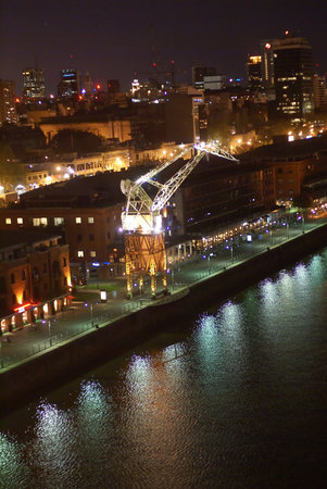 An old crane in Puerto Madero Buenos Aires               の写真素材