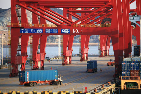 Ningbo port, Zhoushan