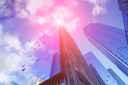 Modern Business Buildingsの写真素材