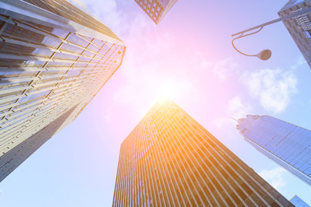 Modern Business Buildingsの写真素材