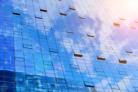 Modern Business Buildingsの写真素材