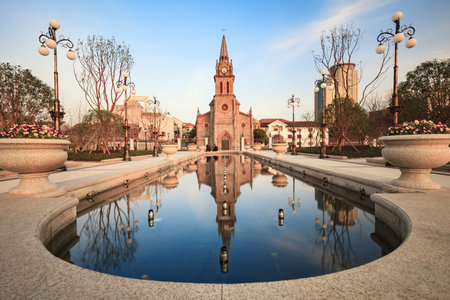 Ningbo  Catholic Churchの写真素材