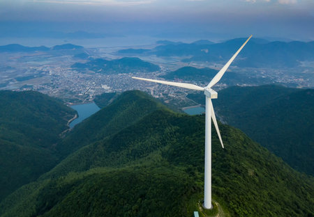 Wind power generatorの写真素材