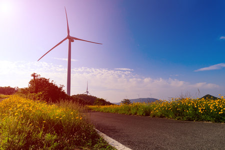 Wind power generatorの写真素材
