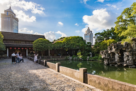 Ningbo Tianyi Pavilion Museumのeditorial素材