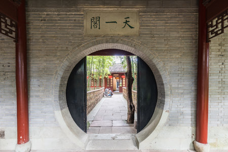 Ningbo Tianyi Pavilion Museumのeditorial素材