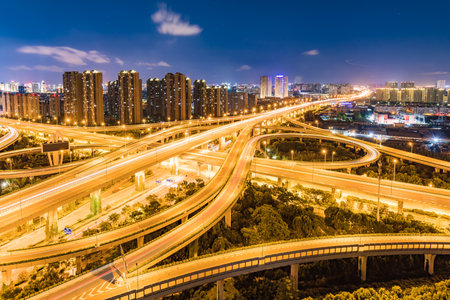 Ningbo Airport Road Viaductの写真素材