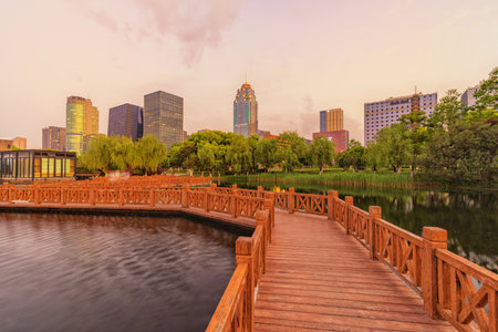 Southern Ningbo Business Districtのeditorial素材