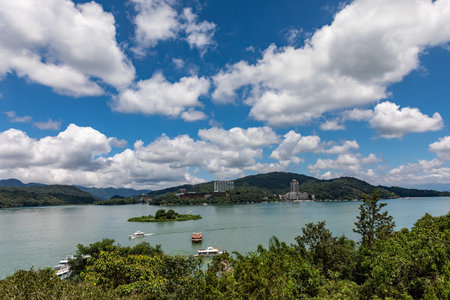 Sun Moon Lake Scenic Area, Taiwan Province, Chinaのeditorial素材