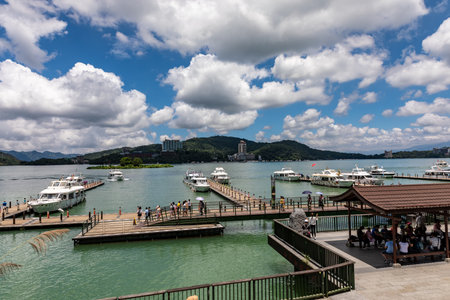 Sun Moon Lake Scenic Area, Taiwan Province, Chinaのeditorial素材