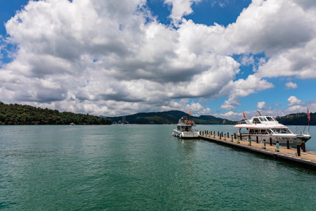 Sun Moon Lake Scenic Area, Taiwan Province, Chinaのeditorial素材