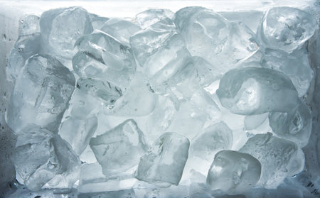 ice frost lightingの写真素材