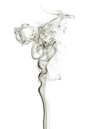 smoke perfect shapeの写真素材
