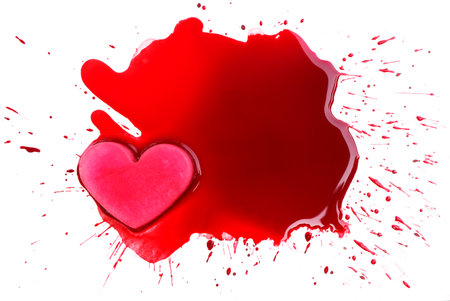 heart bloodの写真素材
