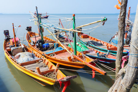 fishing boatの写真素材