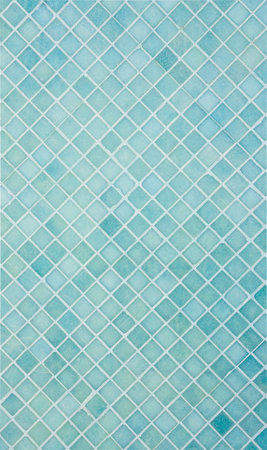 blue green tileの写真素材