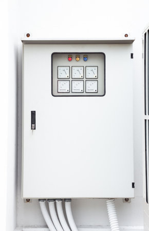 electric control box and volt gauge panel