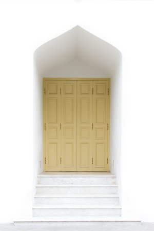 mosque door in heritage style