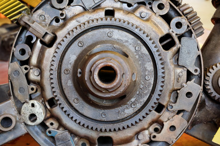 mechanical art abstract and detailの写真素材