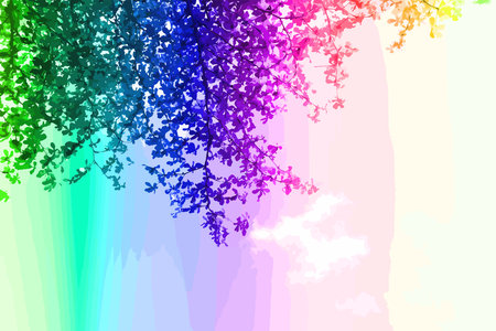 Abstract retro pattern Colorful on background, vectorのイラスト素材