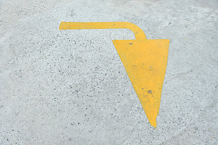 The symbol of the way road Sign