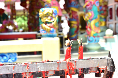 Suphanburi city Thailand - May 27 2018 : Unidentified Huge dragon statue at Suphanburi Thailand. New Year Lantern Festival, Dragon Chinese New Year.のeditorial素材