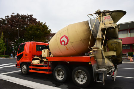 Tokyo,Japan November 21 2018 Unidentified Japanese buildings and buildings in Tokyo.のeditorial素材