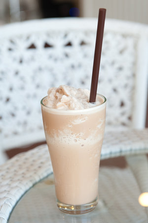 iced blended frappucino の写真素材