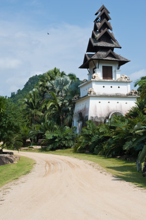 Traditional thai gardensの写真素材