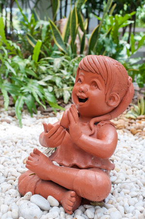 pottery dollの写真素材
