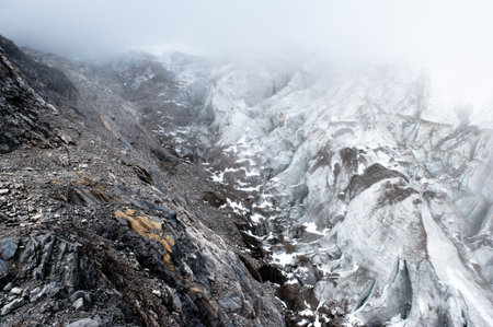 Snowy Mountain の写真素材